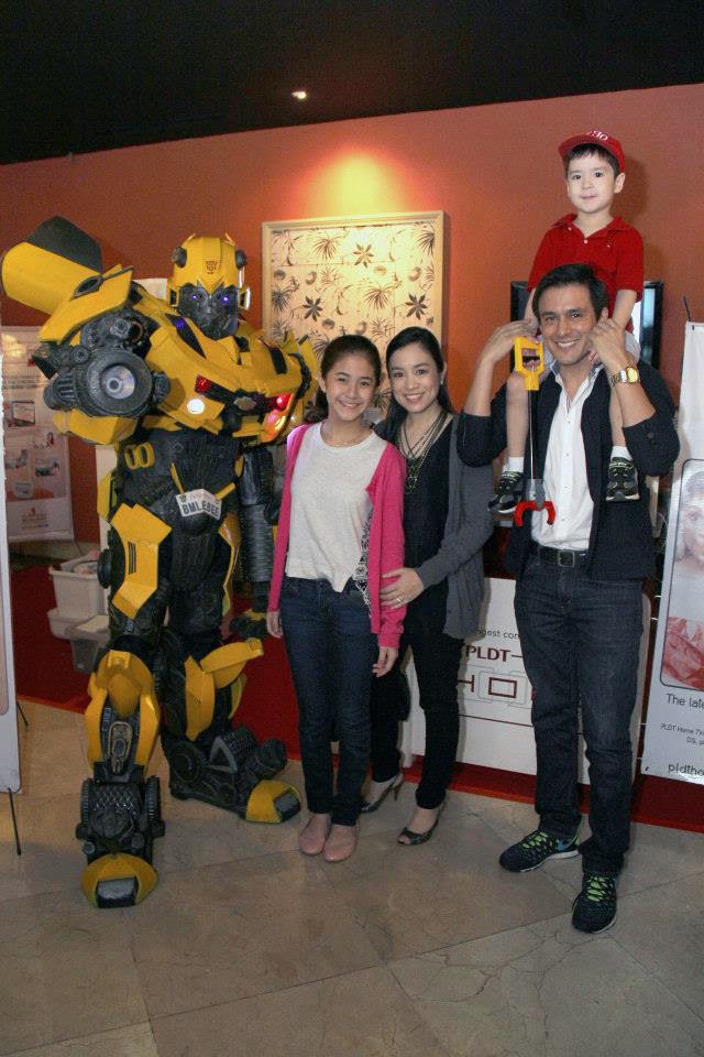 PLDT HOME Diego and Family at the Transformers Screening