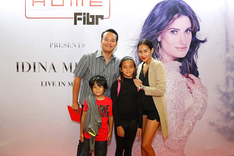 Model and entrepreneur Mikka Lagdameo-Martinez with husband and pro golfer Chucho Martinez and kids Tyler and Noelle