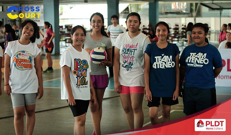 Alyssa Valdez Skills Camp at Ateneo de Davao University 2016