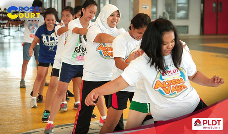 Alyssa Valdez Skills Camp at Ateneo de Davao University 2016