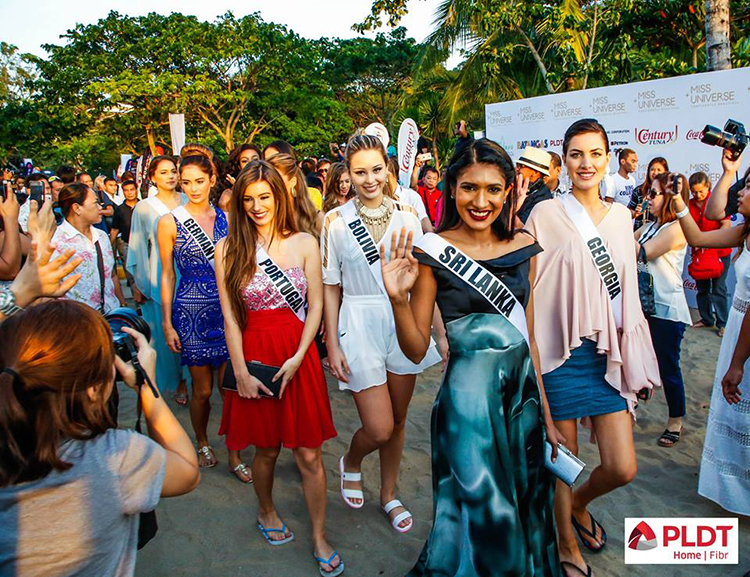PLDT HOME Fibr Miss Universe visits Batangas