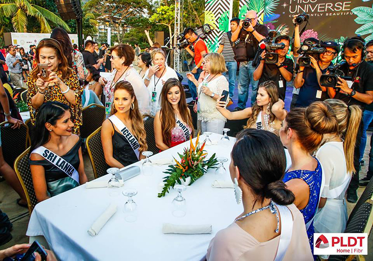 PLDT HOME Fibr Miss Universe visits Batangas