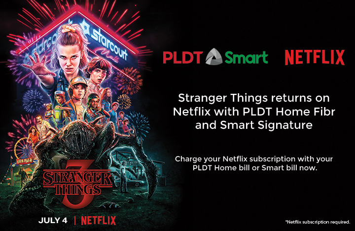 Smart turns Manila upside down on July 4 with the launch of Stranger Things latest season