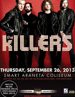 The Killers Rock Manila with Fibr