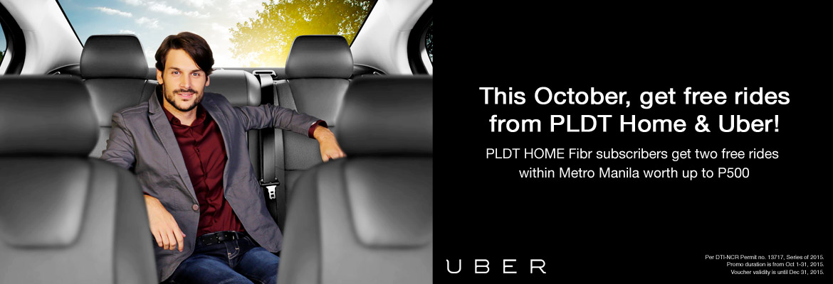 PLDT HOME Fibr Uber Black promo