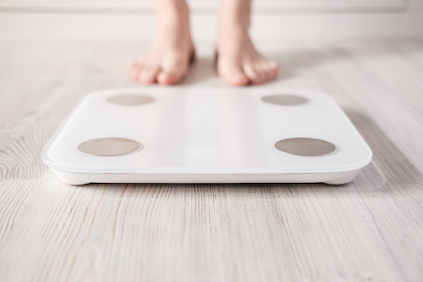 Smart scales with bioelectric impedance analysis, BIA, measuring body fat