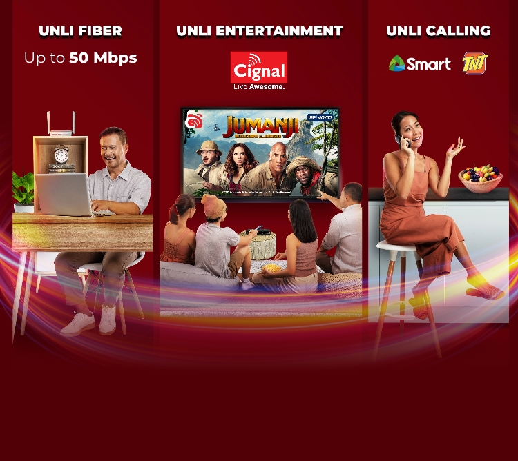 Fiber Unli All homepage banner