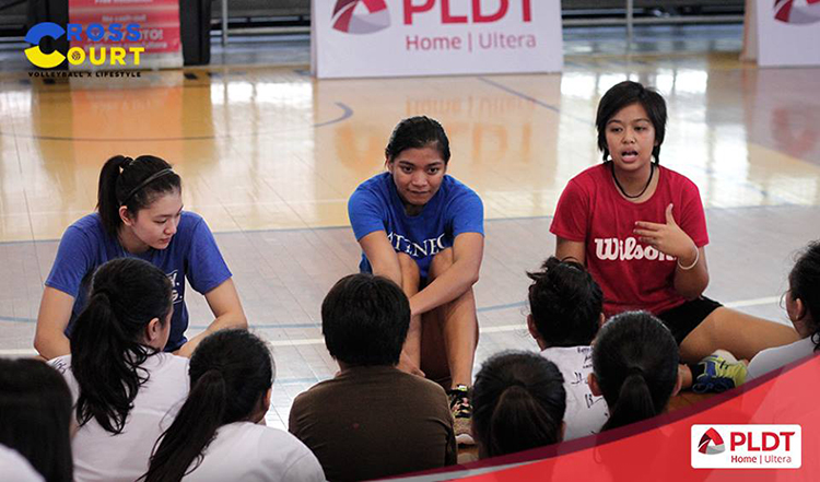Alyssa Valdez Skills Camp at TIP Manila 2016