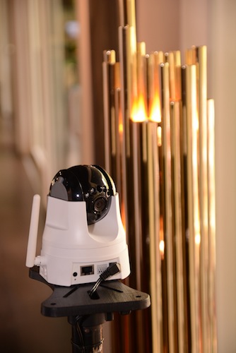 The PLDT HOME FAM CAM monitoring device allows security and peace of mind in a home.