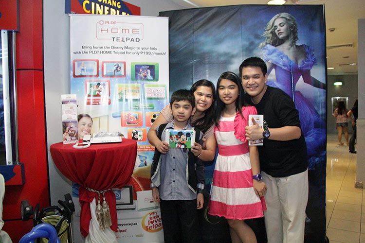 Subscribers and their families also enjoy a Disney-filled day with PLDT HOME Telpad.
