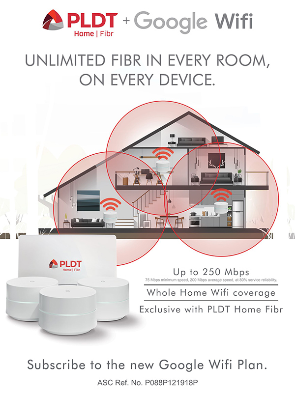 PLDT introduces a new era of home broadband with all-new Google Wifi Plans