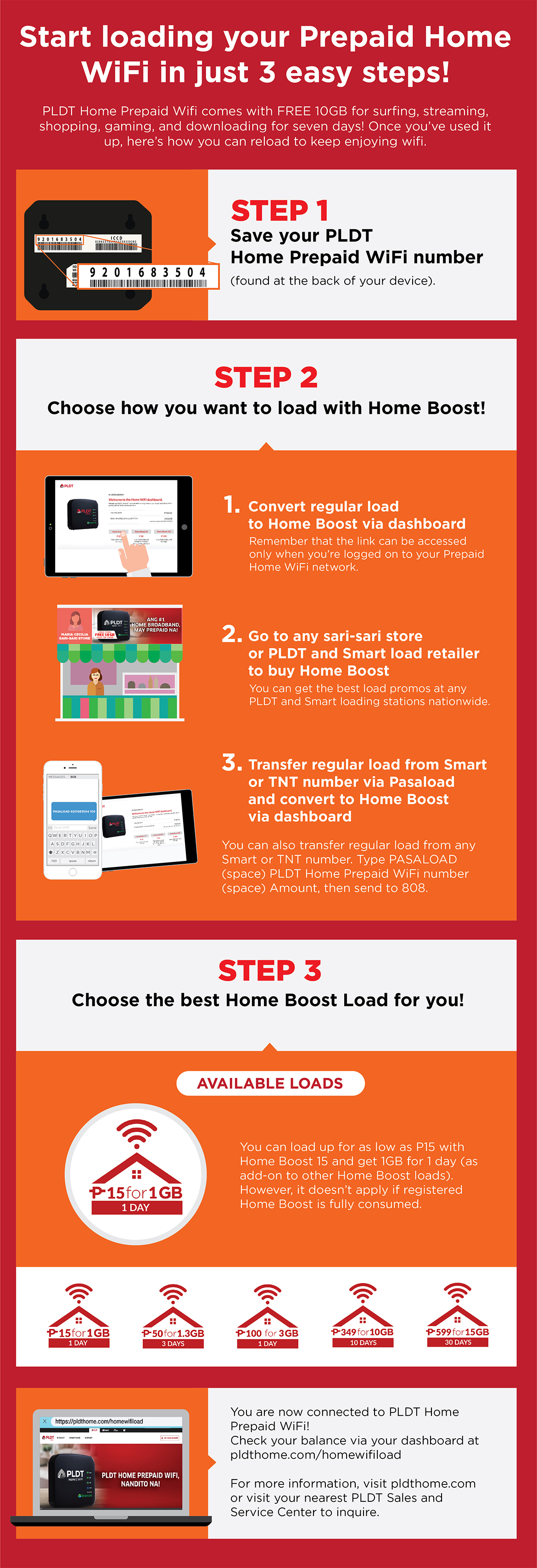 how to activate pldt landline