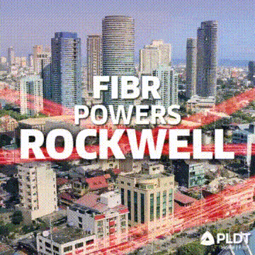 PLDT fibers Rockwell Center in Makati