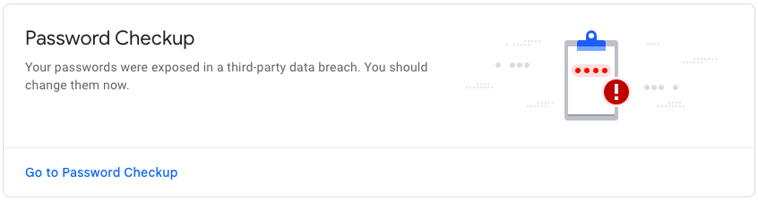 Google Password Checkup