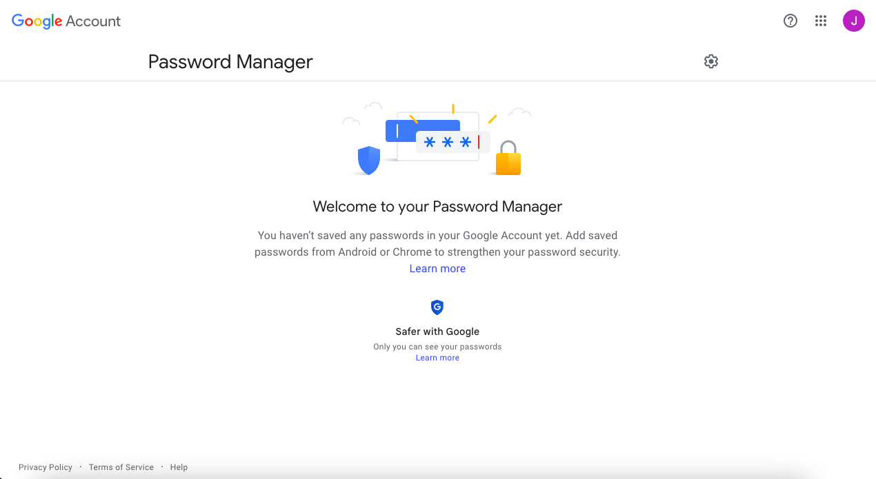 Password Manager Google