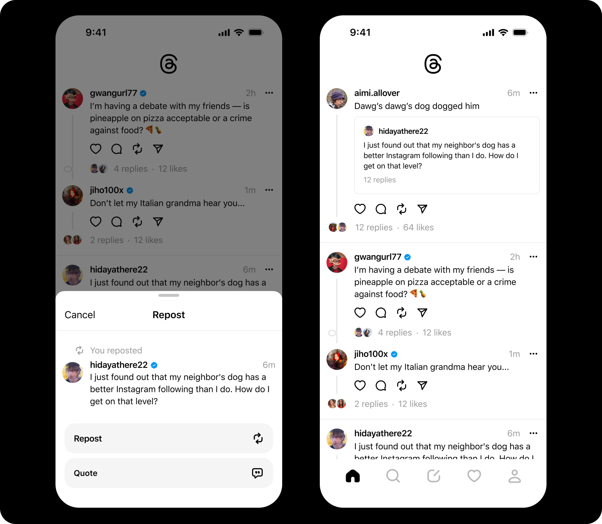 Threads App Screenshot 3