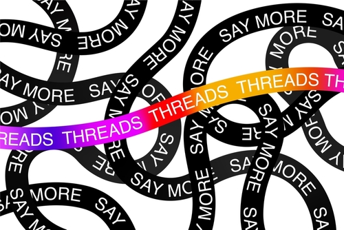 Threads stock image